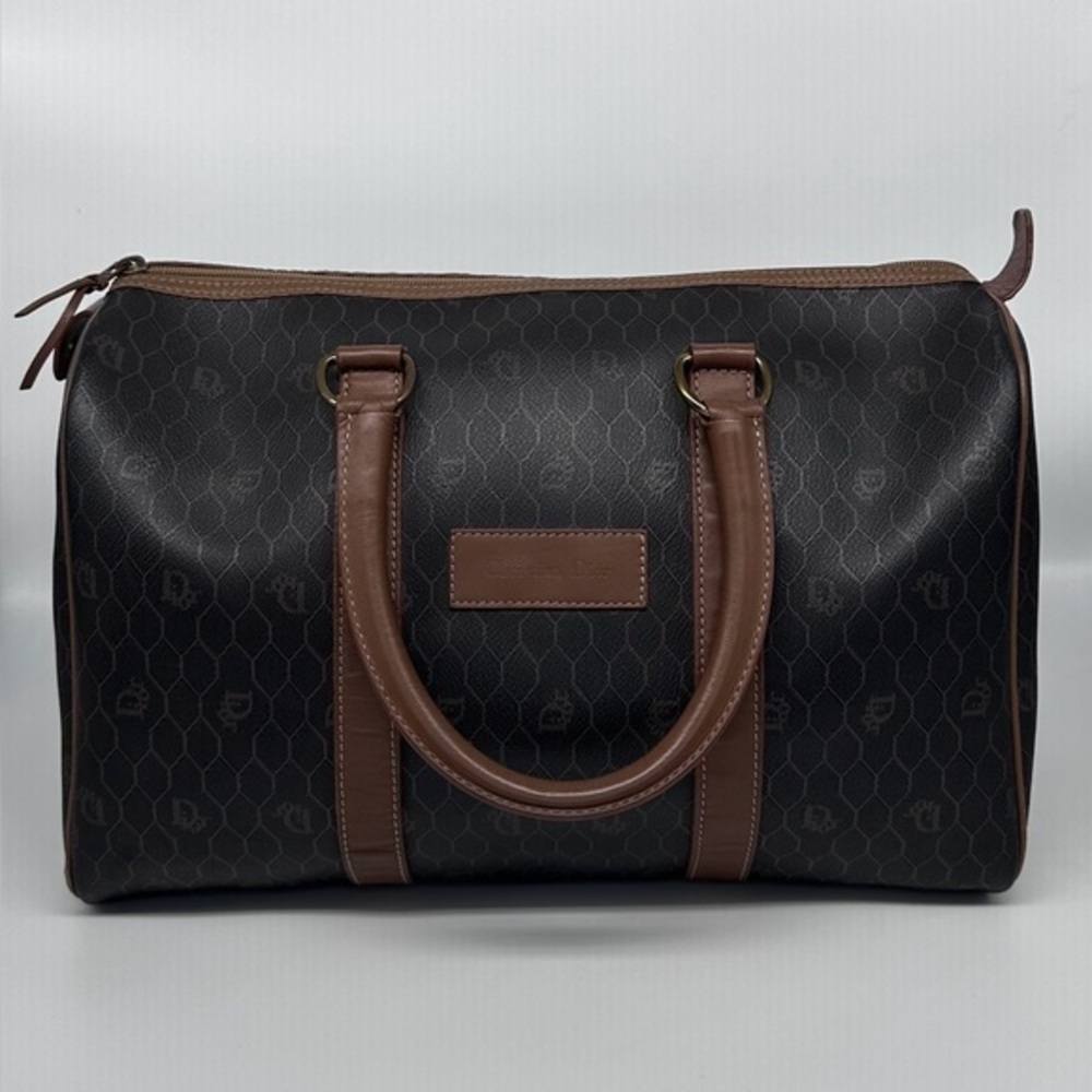 Vintage Christian Dior Honeycomb Boston Bag - Picture 2 of 16
